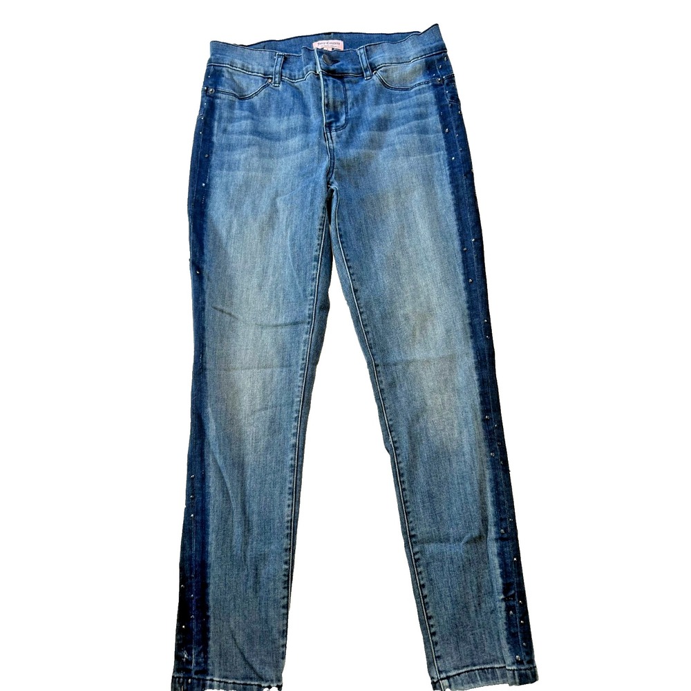 Juicy Couture Y2K Studded Rhinestone Jeans Glam Streetcore  Denim Women's Size 4